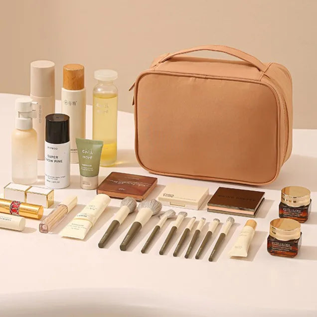 GlowCase — Multi-Compartment Makeup Organizer Bag / Your Entire Makeup Collection, Perfectly in Its Place!