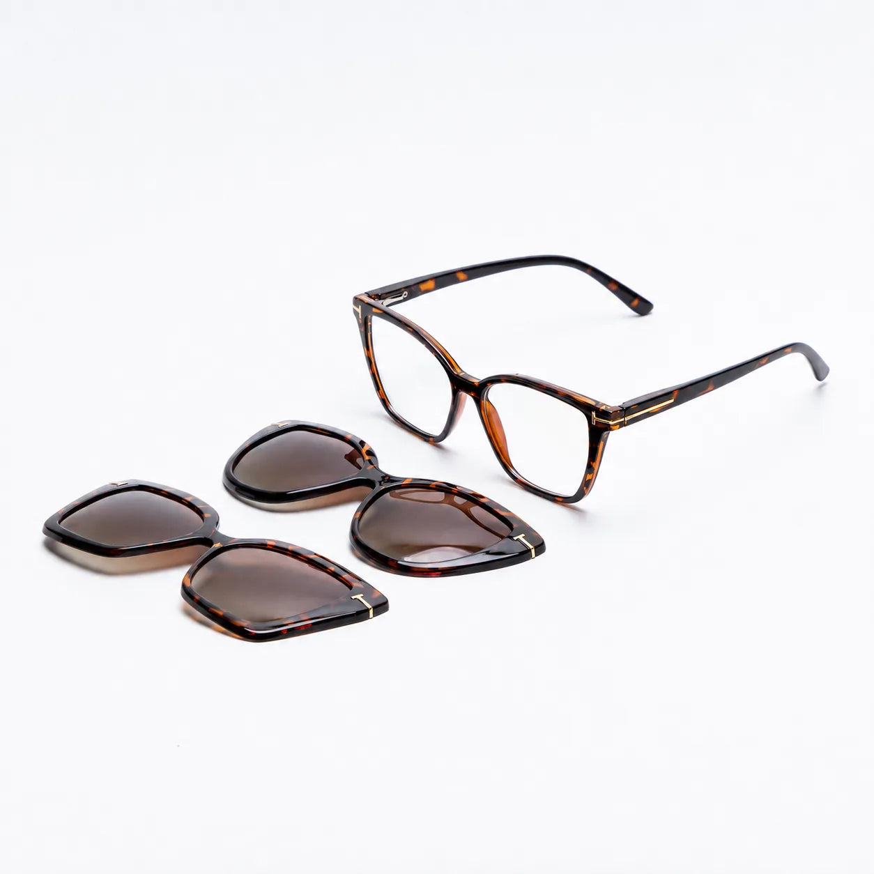Clip-On Polarized 3-in-1 Sunglasses