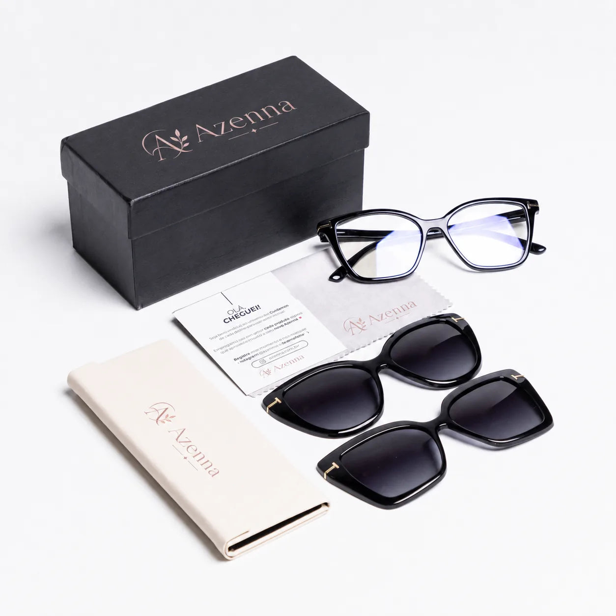 Clip-On Polarized 3-in-1 Sunglasses
