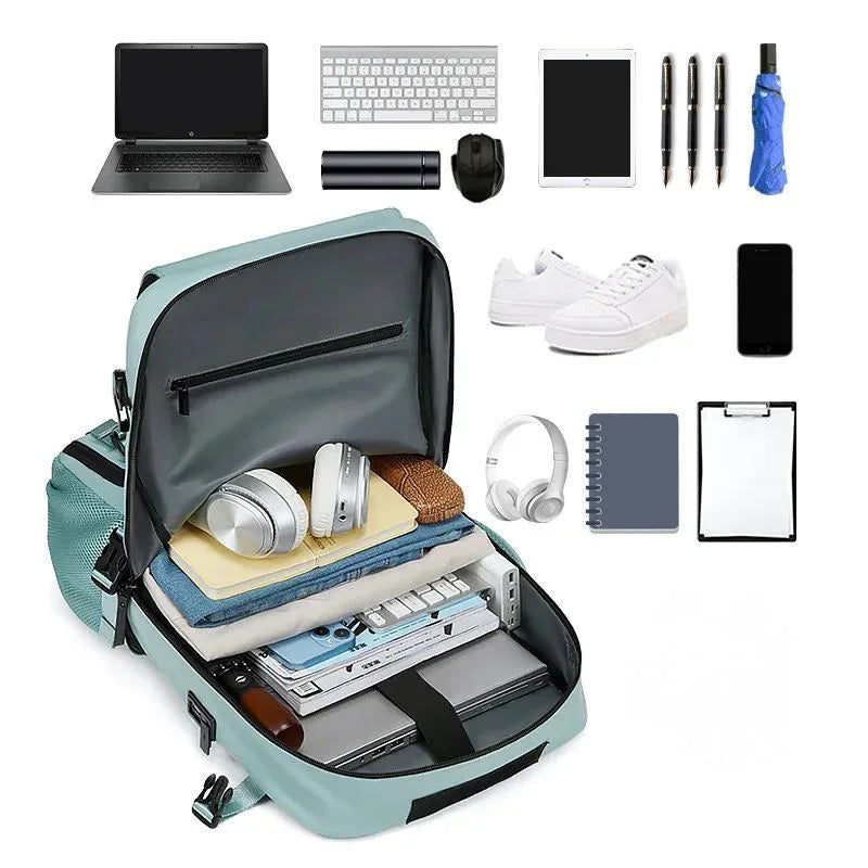 UrbanGuard™ 3-in-1 Anti-Theft Backpack with USB Port & Large Capacity