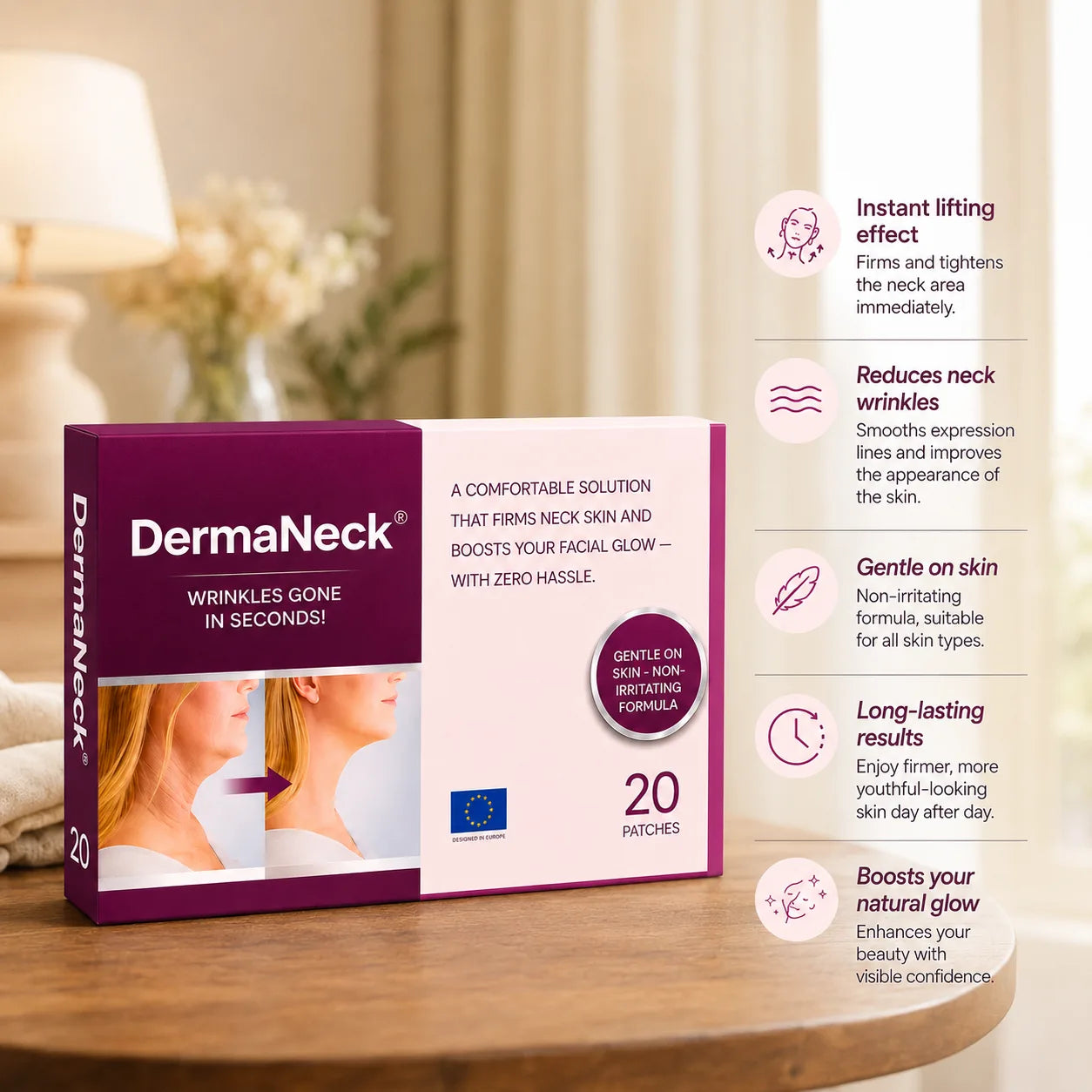 DermaNeck - Neck Firming & Anti-Wrinkle Patch